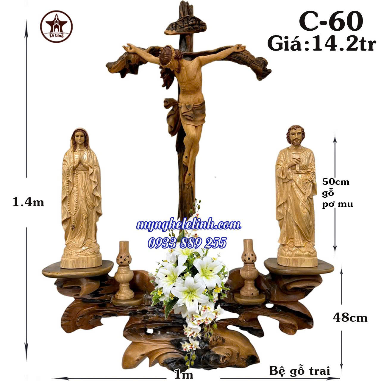 Bàn thờ Công Giáo C-60 pomu 