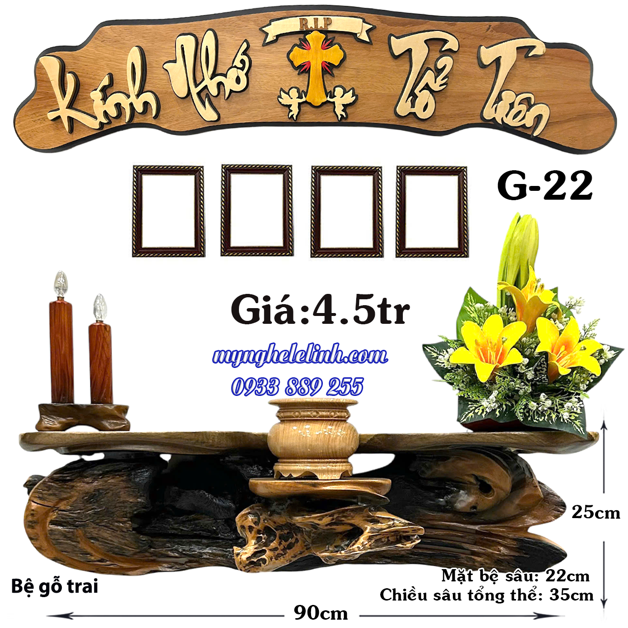 Bàn Thờ Gia tiên G-22 